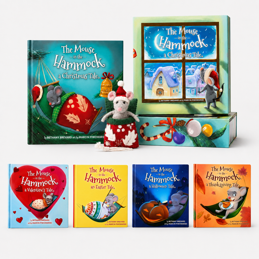 Christmas Gift Set + 4 Holiday Books