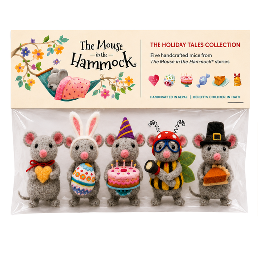 PREORDER - Mouse in the Hammock Holiday Mice Set