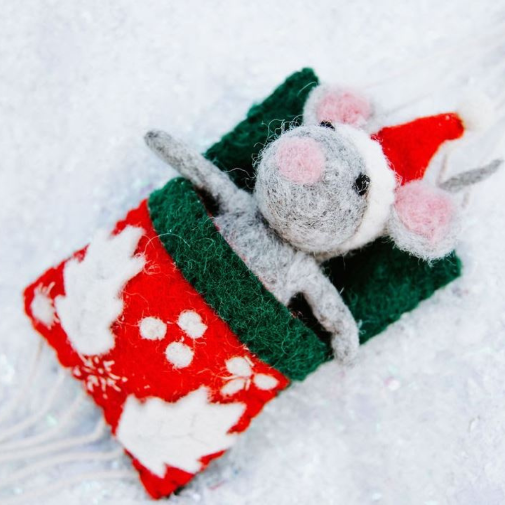 Mouse Hammock Ornament The Mouse in the Hammock